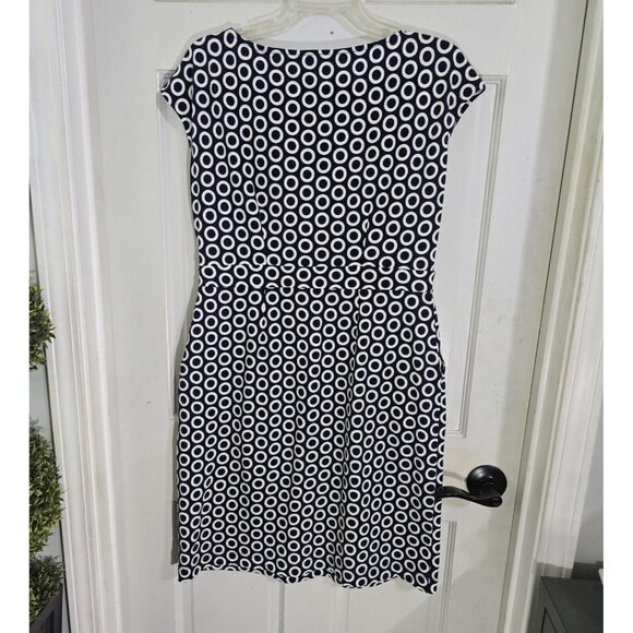 Boden Womens Navy Blue Hoops Florrie Jersey Dress Short Sleeve Boat Neck Size 8R - Picture 5 of 12